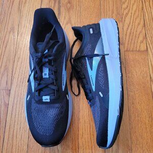 Brooks‎ Launch 9.5 Running Shoes Size 9.5M Black Purple Lightweight Sneaker